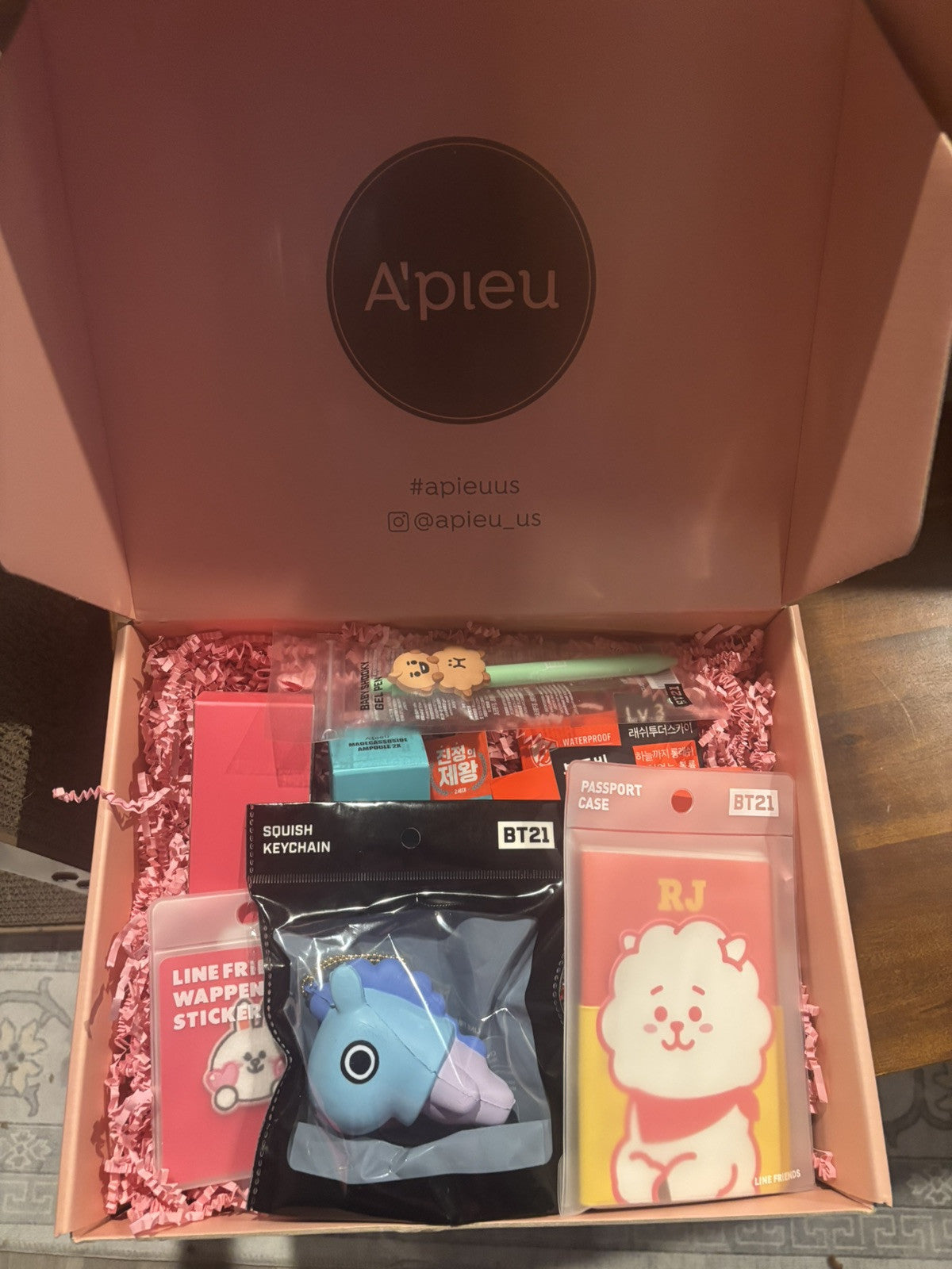 A'pieu Best Sellers Box (+BT21 Gifts!) Limited Edition NEW IN BOX