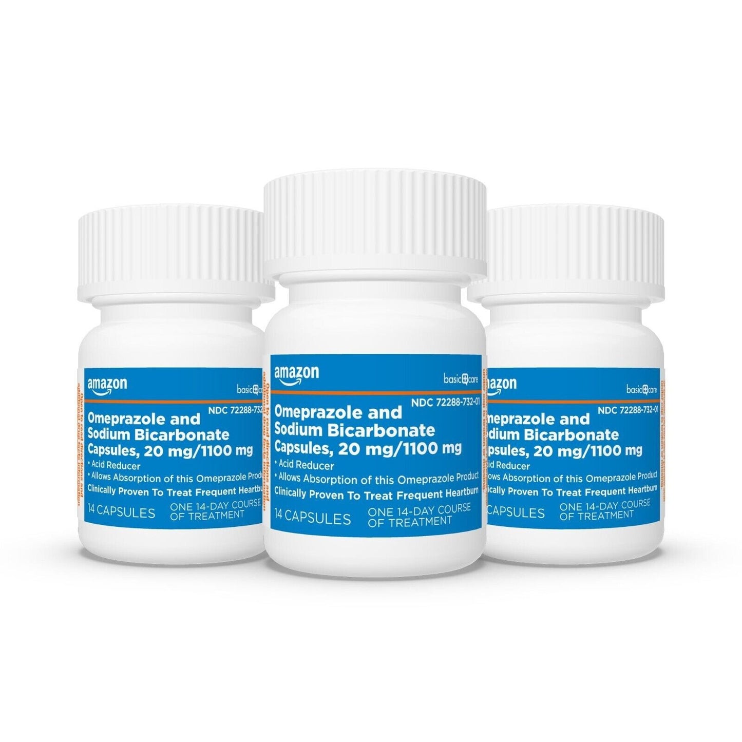 🔥 Omeprazole & Sodium Bicarbonate 20mg/1100mg (30ct) 3-pack 12/2027