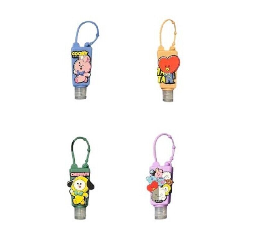 Lot of 4 **BTS BT21 KPOP Merchandise Hand Sanitizer Gel SET NEW W TAG