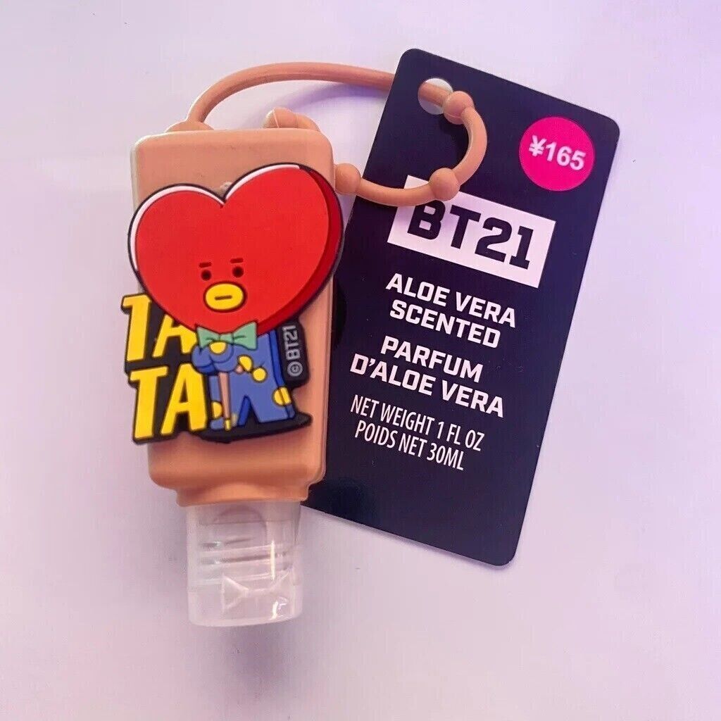 Lot of 4 **BTS BT21 KPOP Merchandise Hand Sanitizer Gel SET NEW W TAG