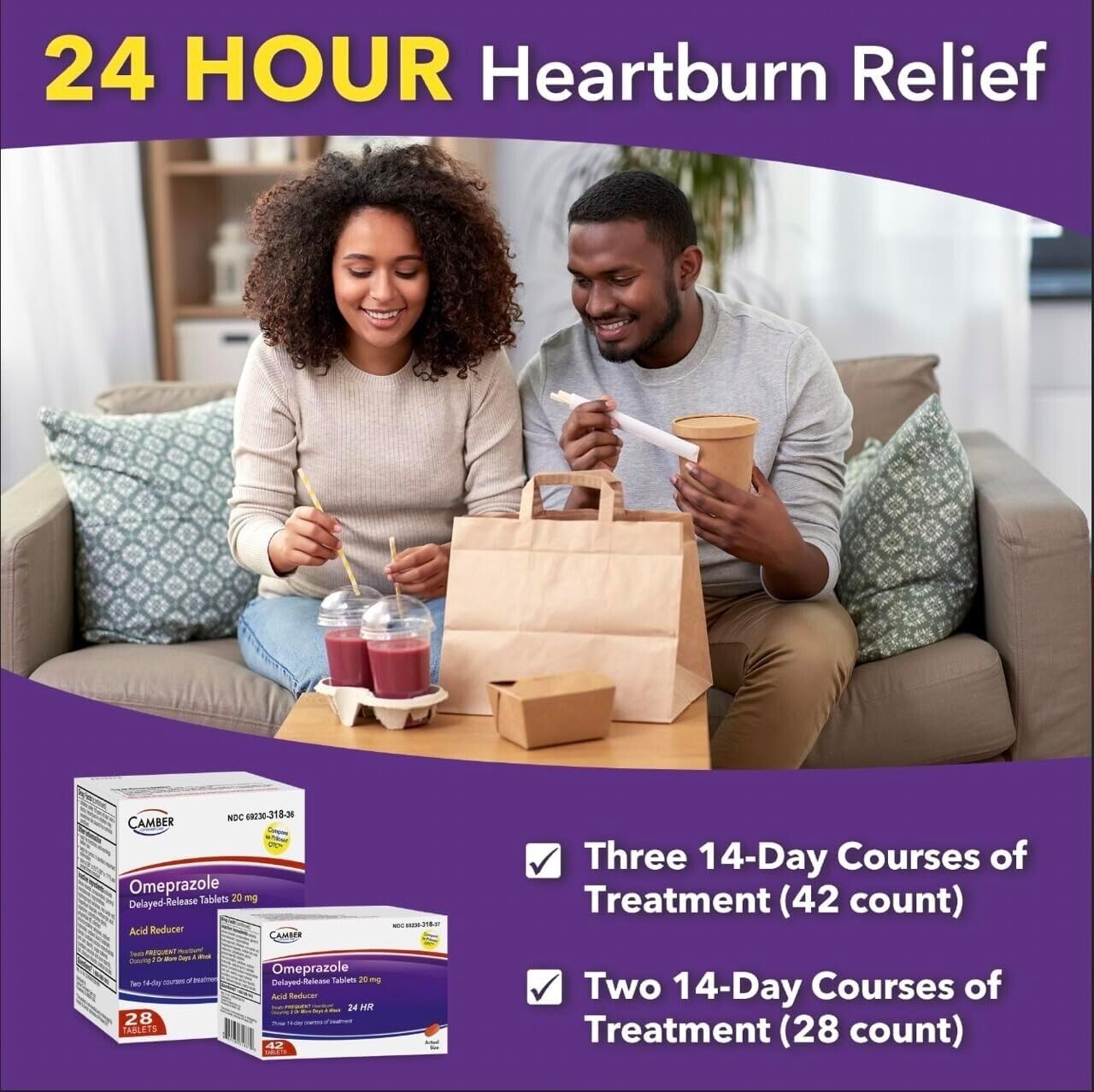 Camber Esomeprazole Magnesium 20 mg Nexium Generic (Total 270ct)