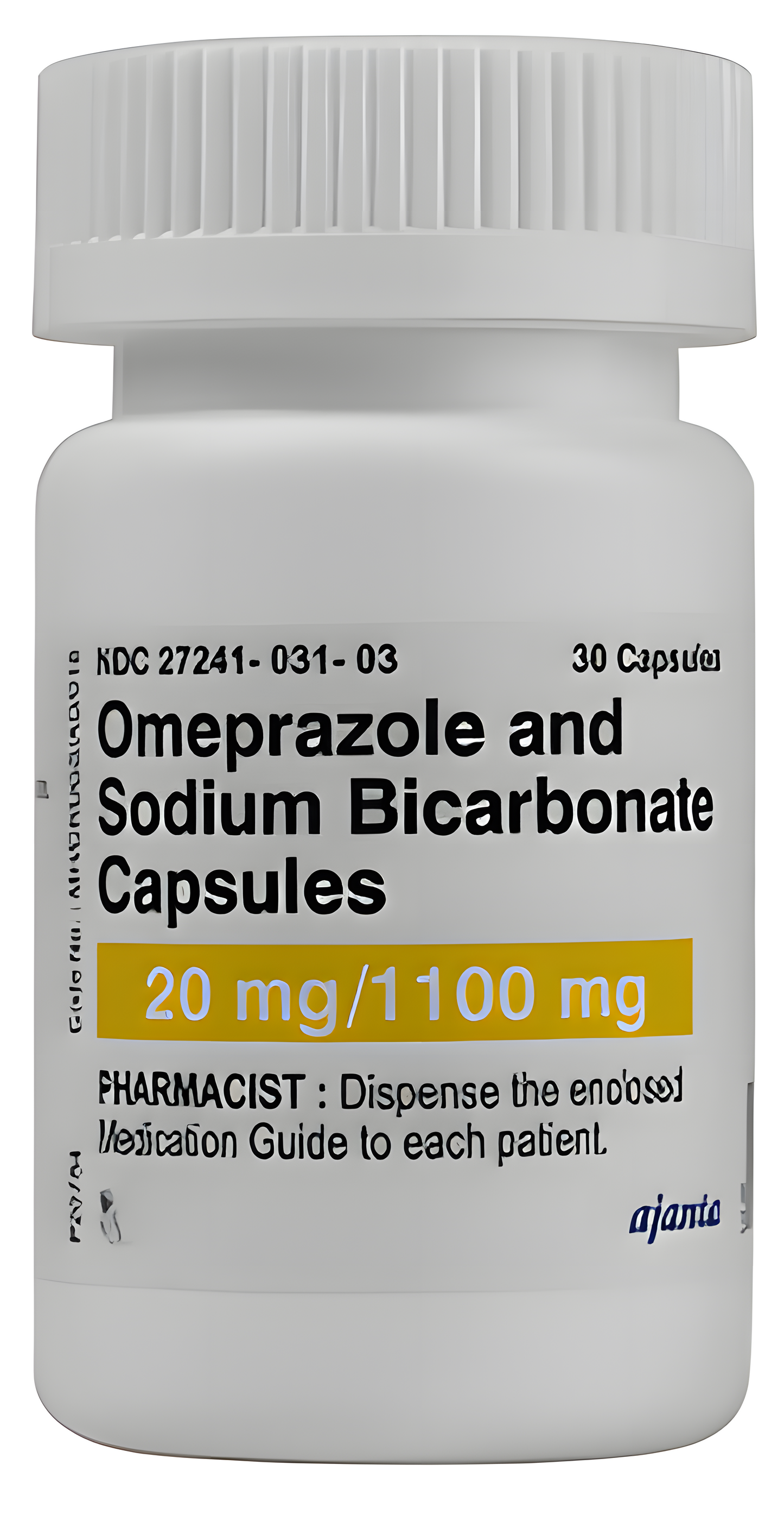 🔥 Omeprazole & Sodium Bicarbonate 20mg/1100mg (30ct) 3-pack 12/2027