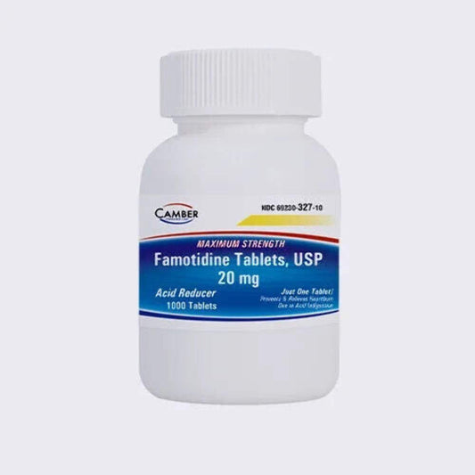 Famotidine 20mg Generic Pepcid AC Maximum Strength 1000Ct Exp 04/2027