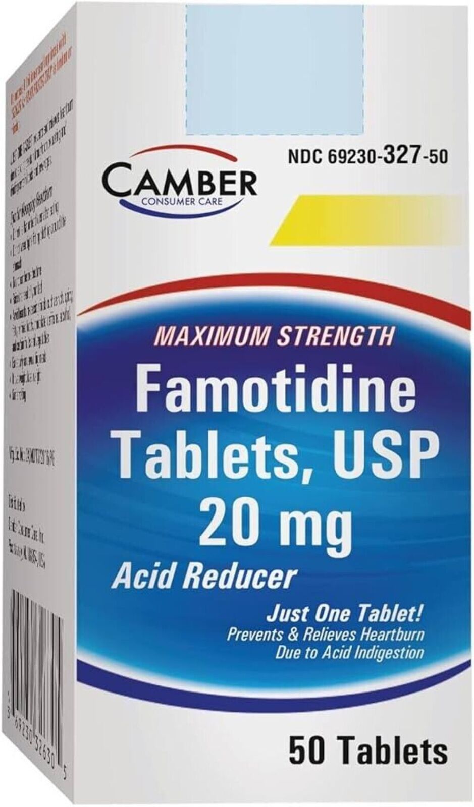 Famotidine 20mg Generic Pepcid AC Maximum Strength 1000Ct Exp 04/2027