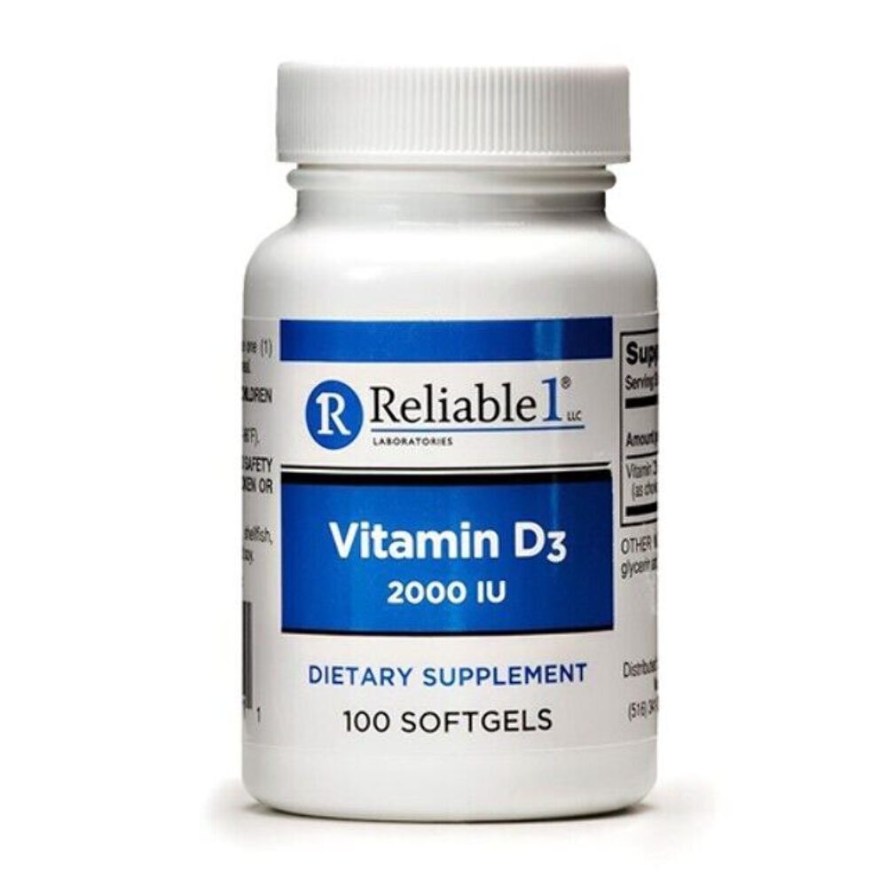 6 X Extra Strength VITAMIN D3 2000 IU (50mcg) 100 ct (Total 600) EXP 05/2026