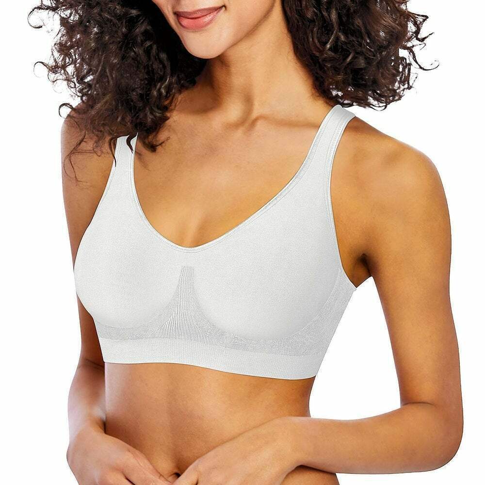 Bali Comfort Revolution Wire Free Shaping Bra- 2 Pack White/Lt Beige Sz 2XL NIB