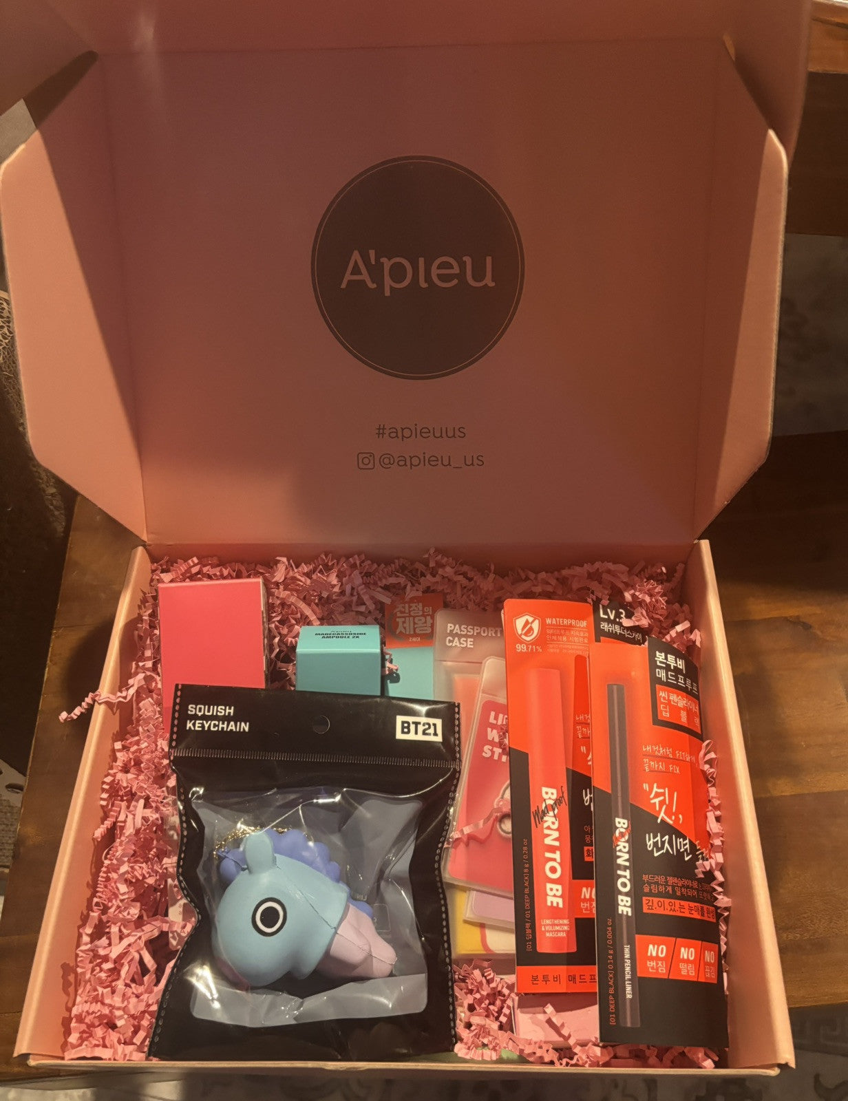 A'pieu Best Sellers Box (+BT21 Gifts!) Limited Edition NEW IN BOX