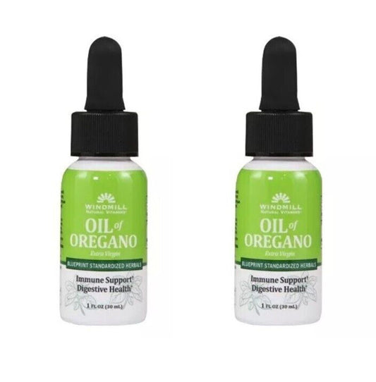 2 X Windmill oil of oregano Extra Virgin 1 oz (30ml) (Total 2 oz /60ml) Exp 6/27