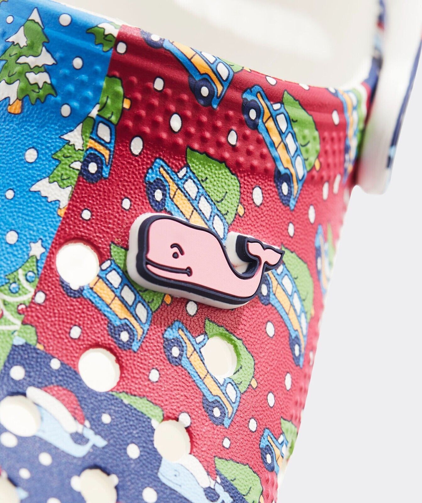 Vineyard Vines Limited-Edition Kids’ Crocs™ Holiday Patchwork Clogs Size 13 NWT