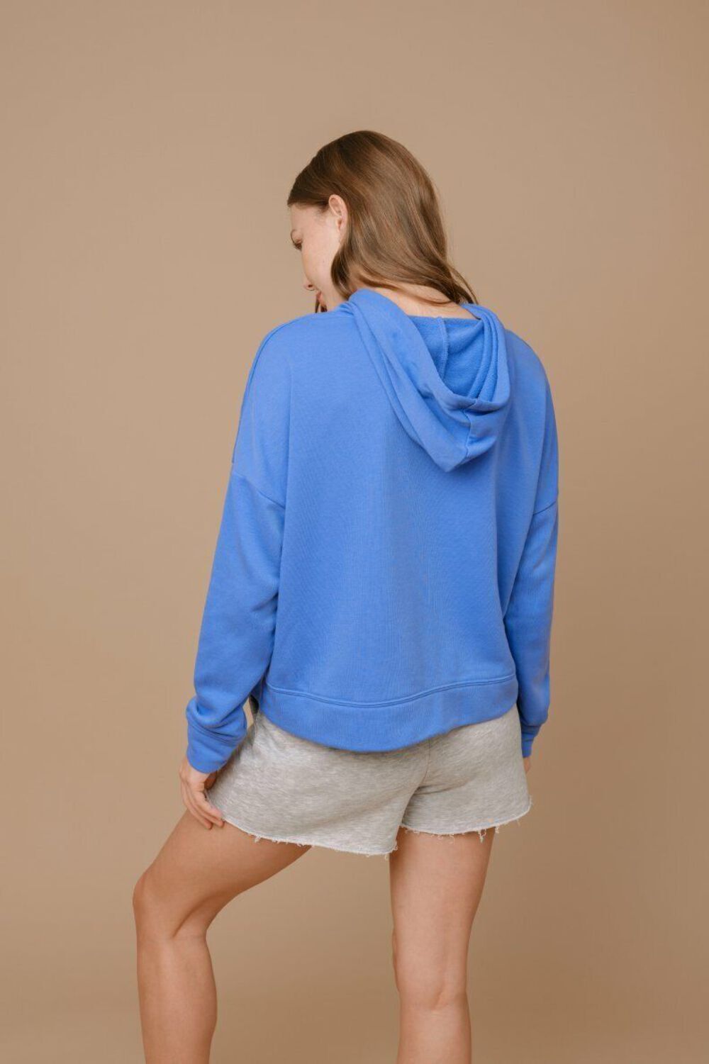🐘 IVORY ELLA Adele Fleece Hoodie XXL Blue NEW W TAG