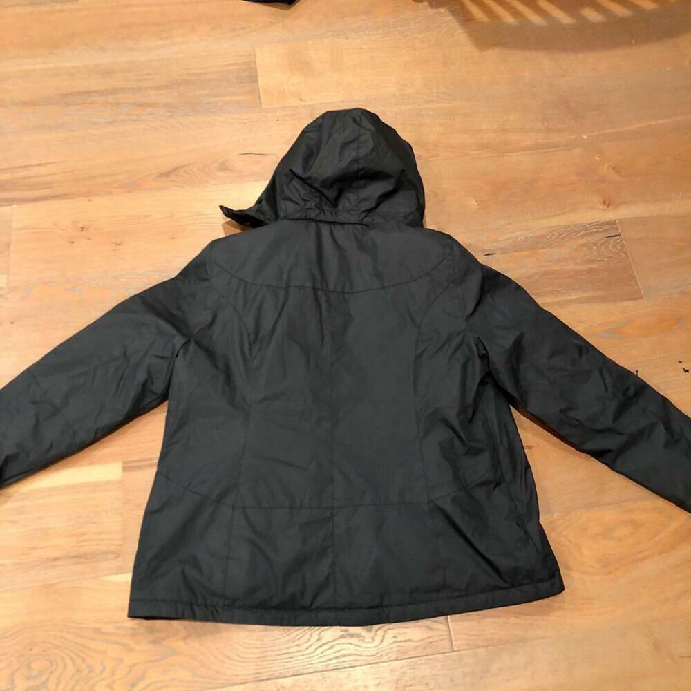 ZeroXposur Black Women's Down Filled Detachable Hood Coat Jacket Size 2XL NWT