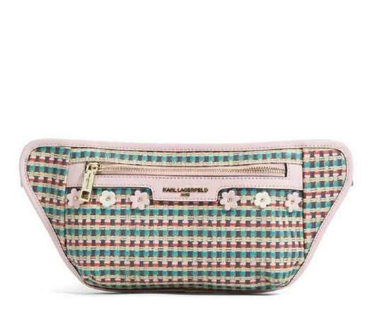 Karl Lagerfeld Paris TESS WAIST BAG, Color Petal NEW W TAG