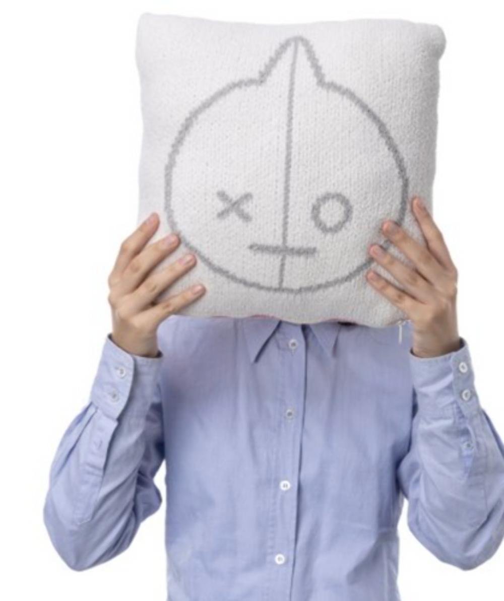 BT21 MOCO Double Sided Face Cushion (Choose SHOOKY & COOKY or TATA & VAN) NWT