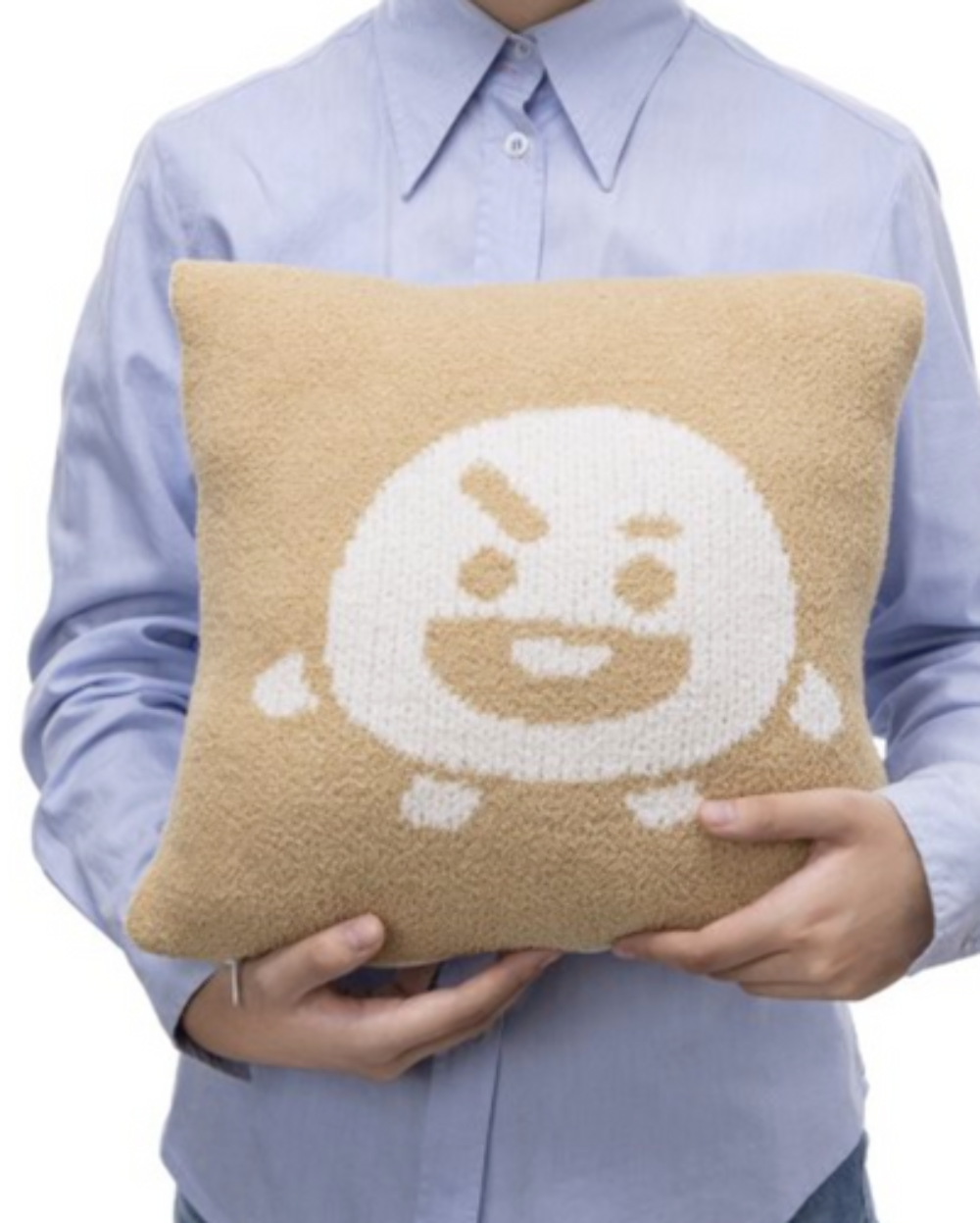 BT21 MOCO Double Sided Face Cushion (Choose SHOOKY & COOKY or TATA & VAN) NWT