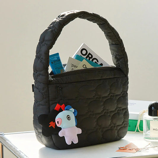 [BTS] BT21 - Winter Quilted Hobo Bag LINE FRIENDS OFFICIAL AUTHENTIC NWT