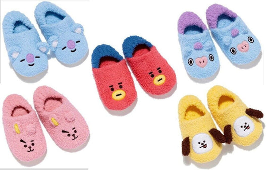 LINE FRIENDS BT21 Warm Room Shoes (Choose Your Fav Member) NEW W TAG
