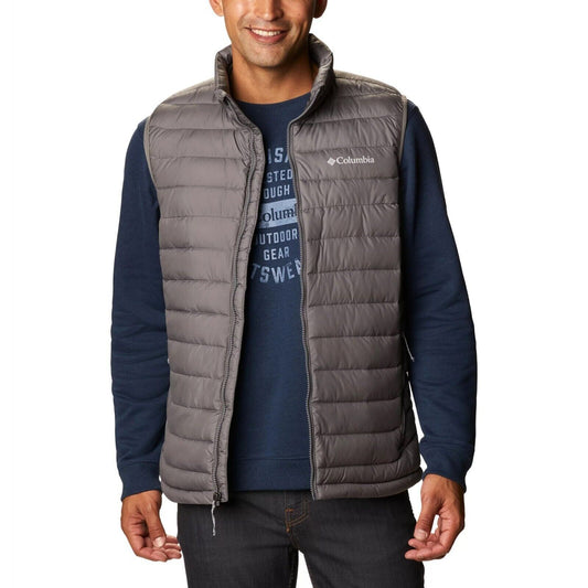 COLUMBIA Men's Powder Lite Vest City Grey (Size M) Orig $130 NWT