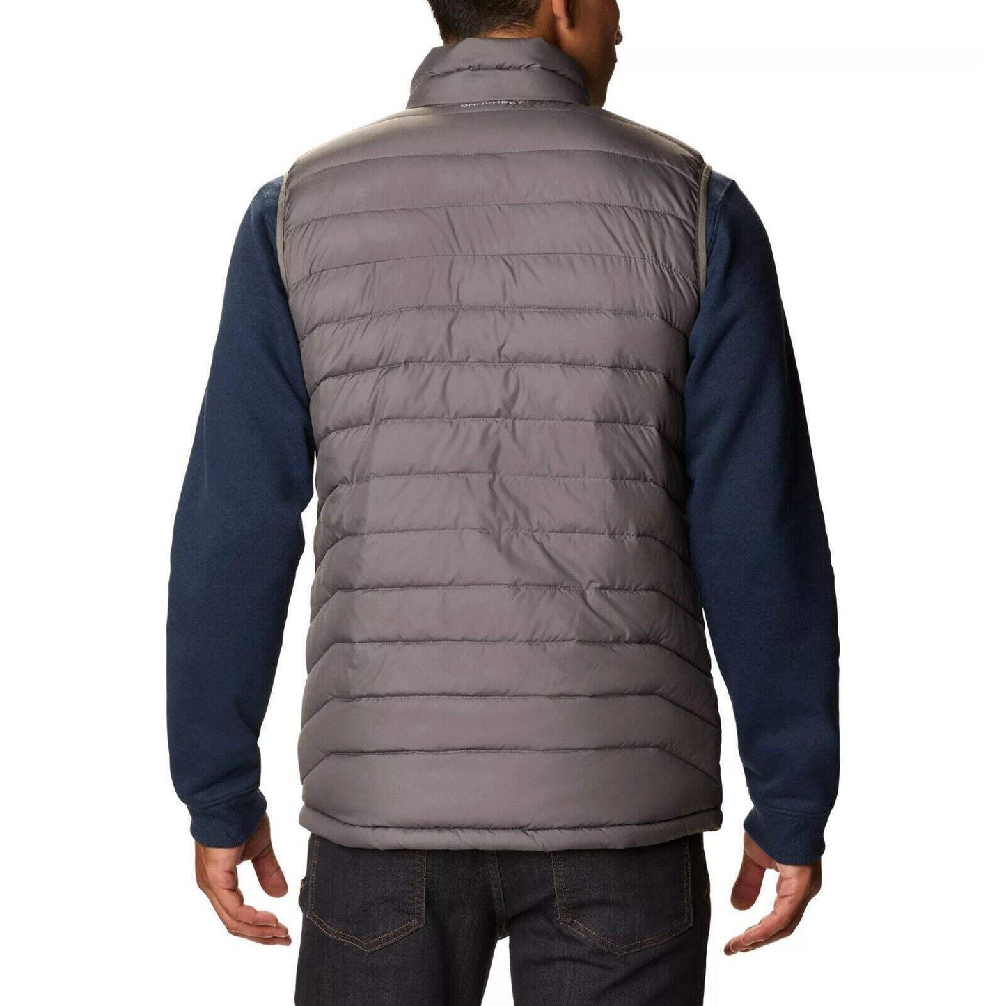 COLUMBIA Men's Powder Lite Vest City Grey (Size M) Orig $130 NWT