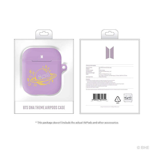 BTS DNA Purple Apple AirPods Case (1 & 2 Gen) Officially Licensed Product NIB