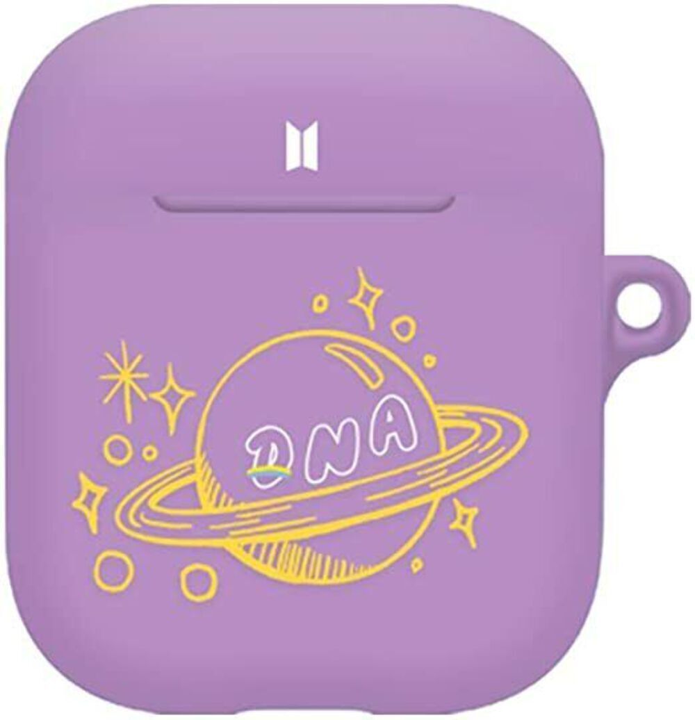 BTS DNA Purple Apple AirPods Case (1 & 2 Gen) Officially Licensed Product NIB