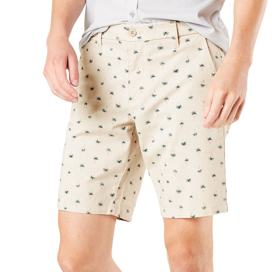 Cactus Men's Palm Trees Print Adjustable Waist Shorts Size 40 NEW W TAG