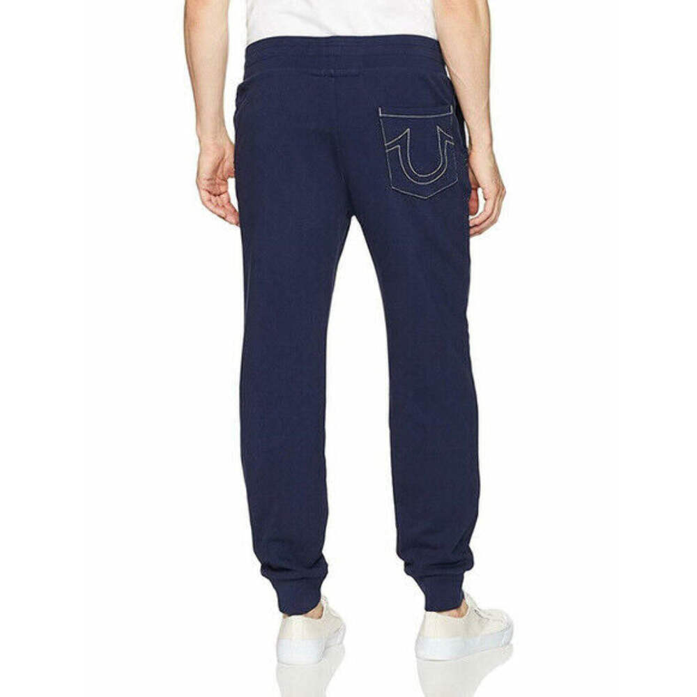 True Religion Men's Classic Jogger Sweatpants Small, Red/Blue NWT