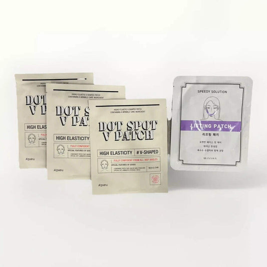 3 X A'PIEU Dot Spot V Patch + *FREE BONUS* MISSHA Speedy Solution Face Up Patch