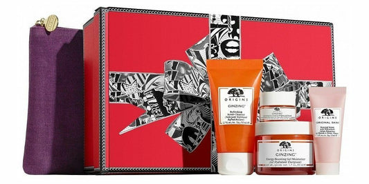 Origins Let Us Glow 4-piece Gift Set NEW IN BOX