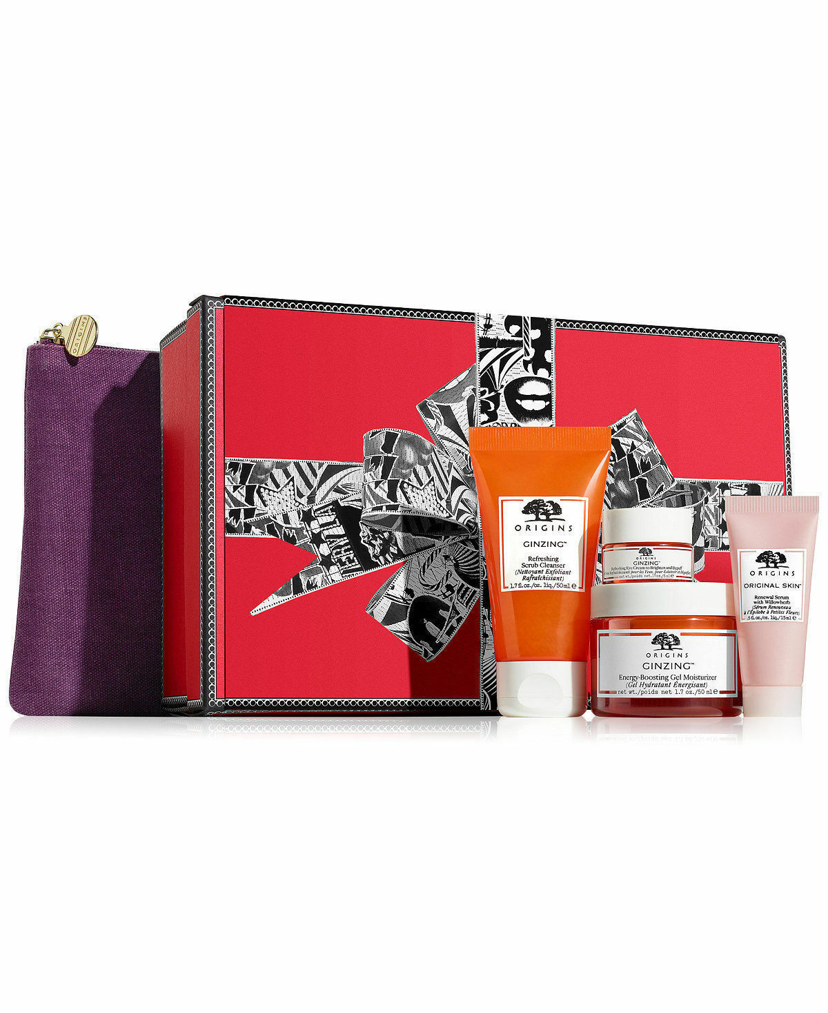 Origins Let Us Glow 4-piece Gift Set NEW IN BOX