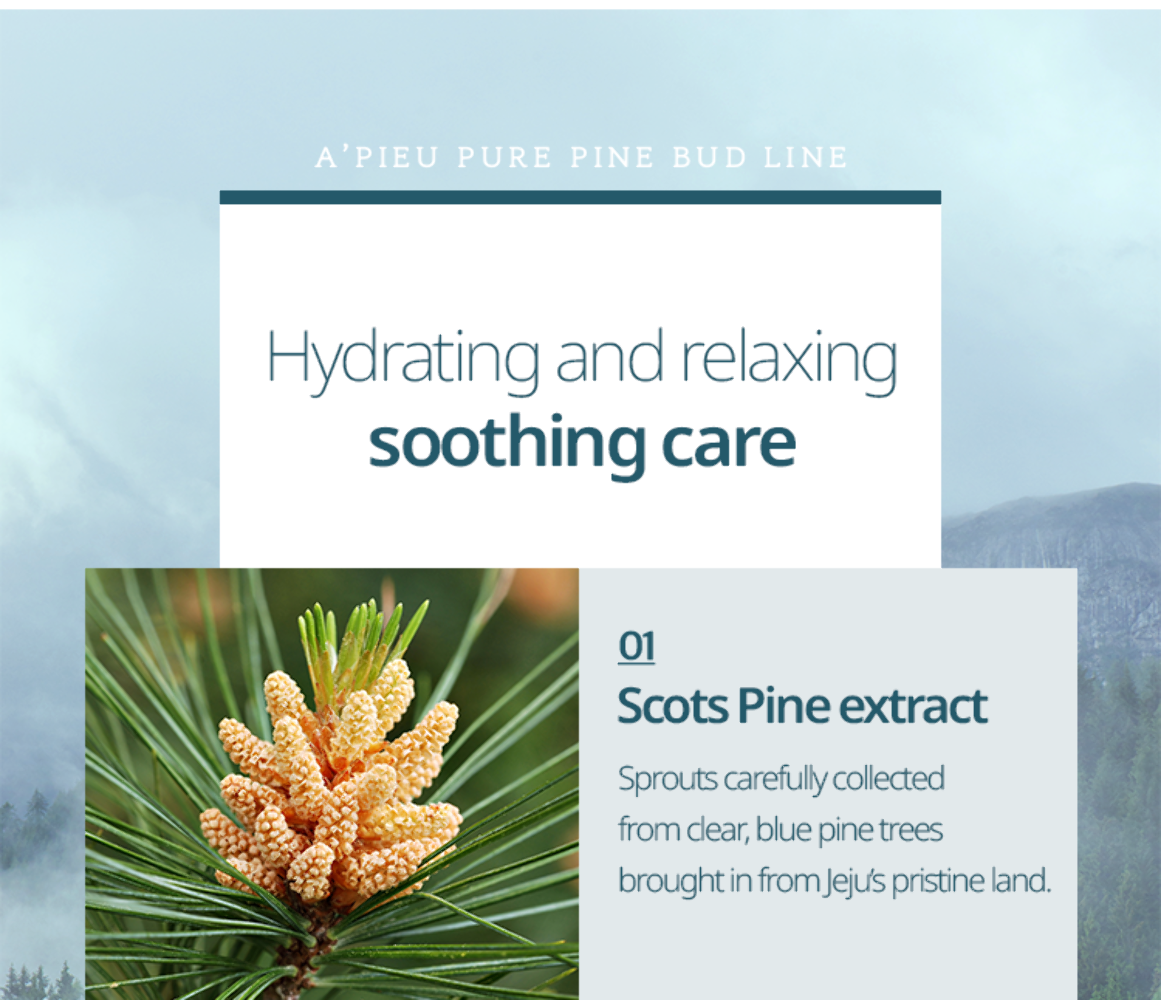 [A'PIEU] Pure Pine Bud Cleansing Water 200ml **K-Beauty** NEW IN BOX