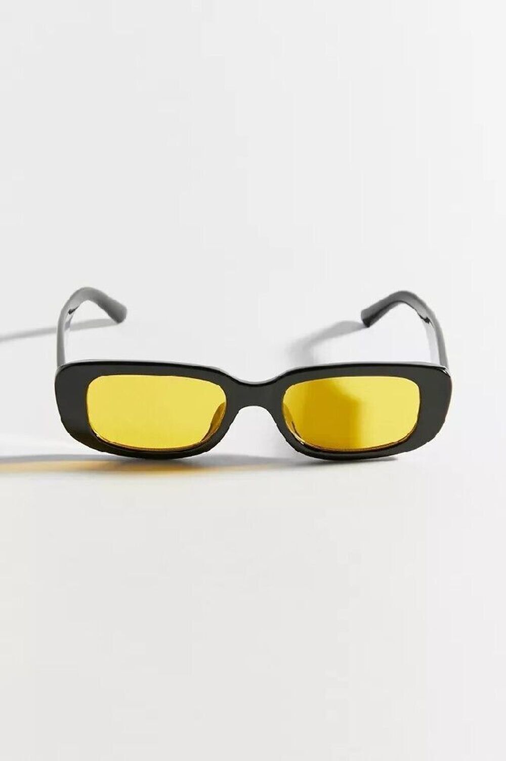 URBAN OUTFITTERS Black Sabrina Rectangle Sunglasses OS NEW W TAG