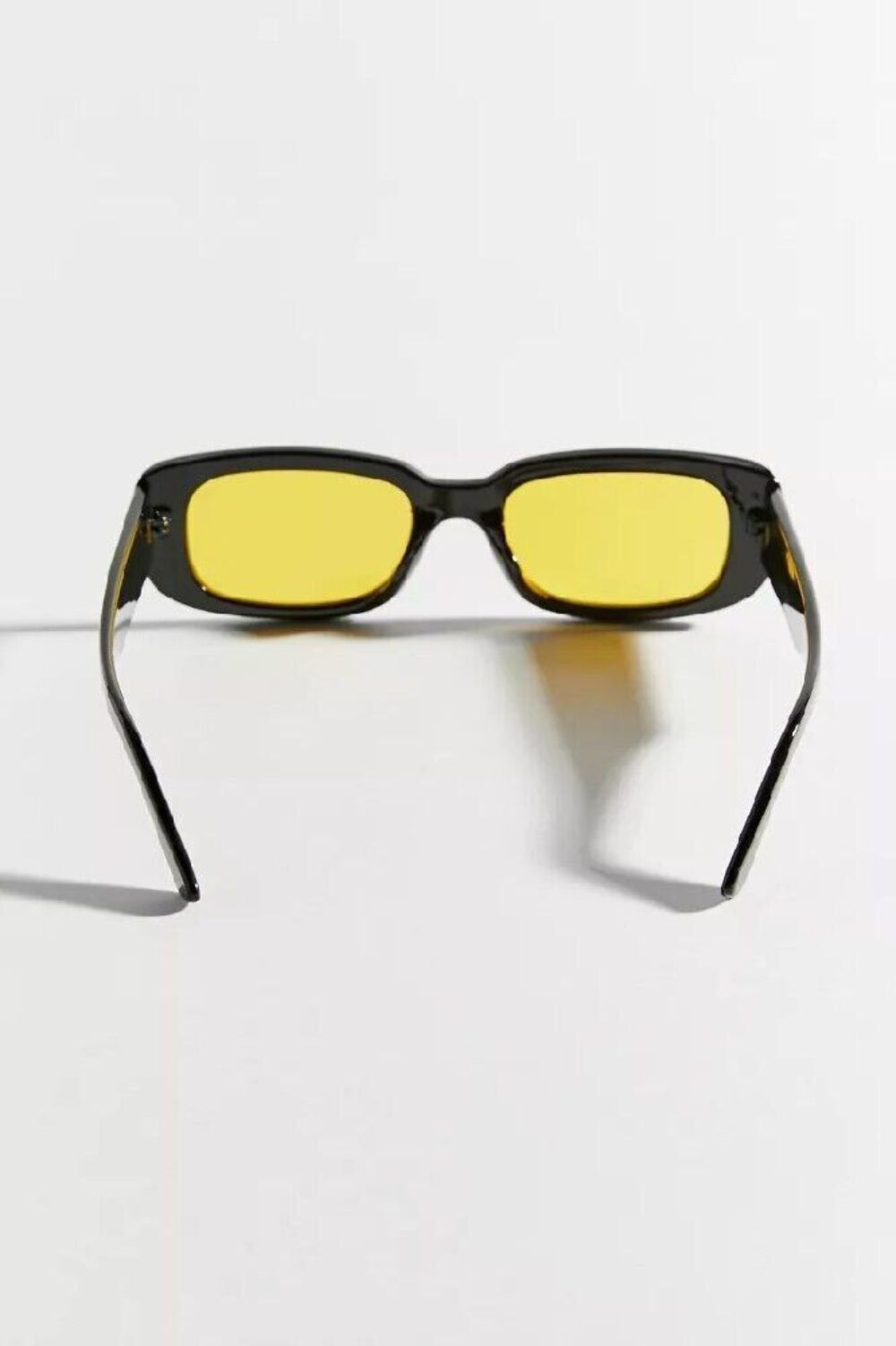 URBAN OUTFITTERS Black Sabrina Rectangle Sunglasses OS NEW W TAG