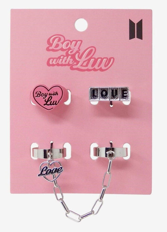 BTS Boy With Luv Ring Set NEW W TAG