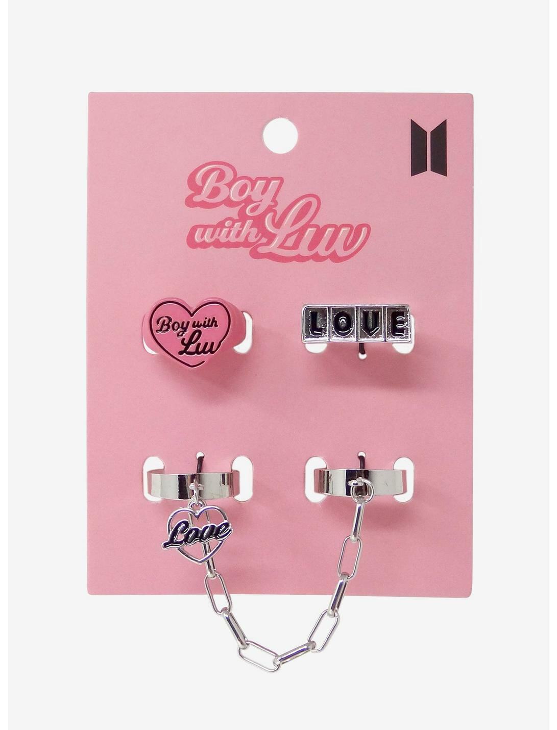 BTS Boy With Luv Ring Set NEW W TAG