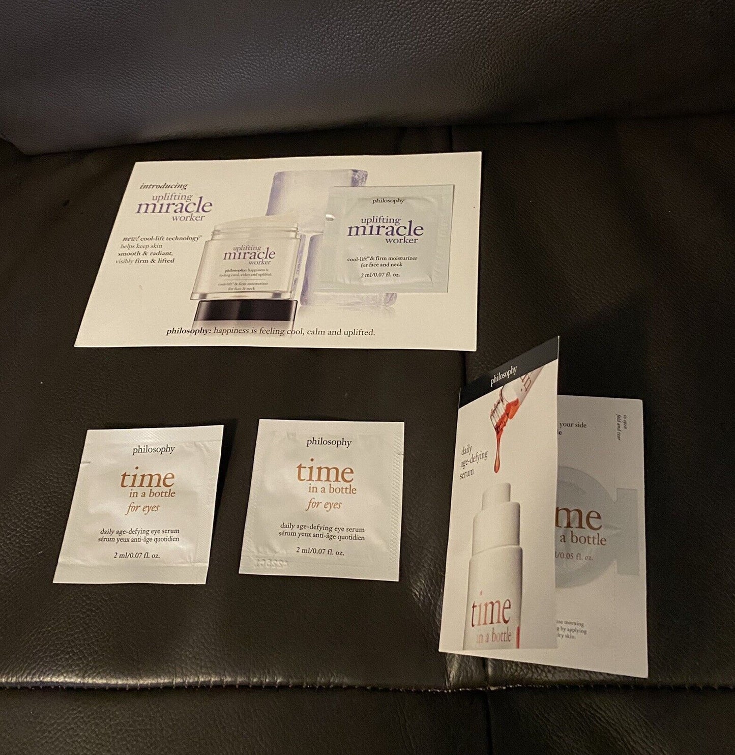 20-Piece Philosophy Skincare product samples cleanser, lotion, cream NEW