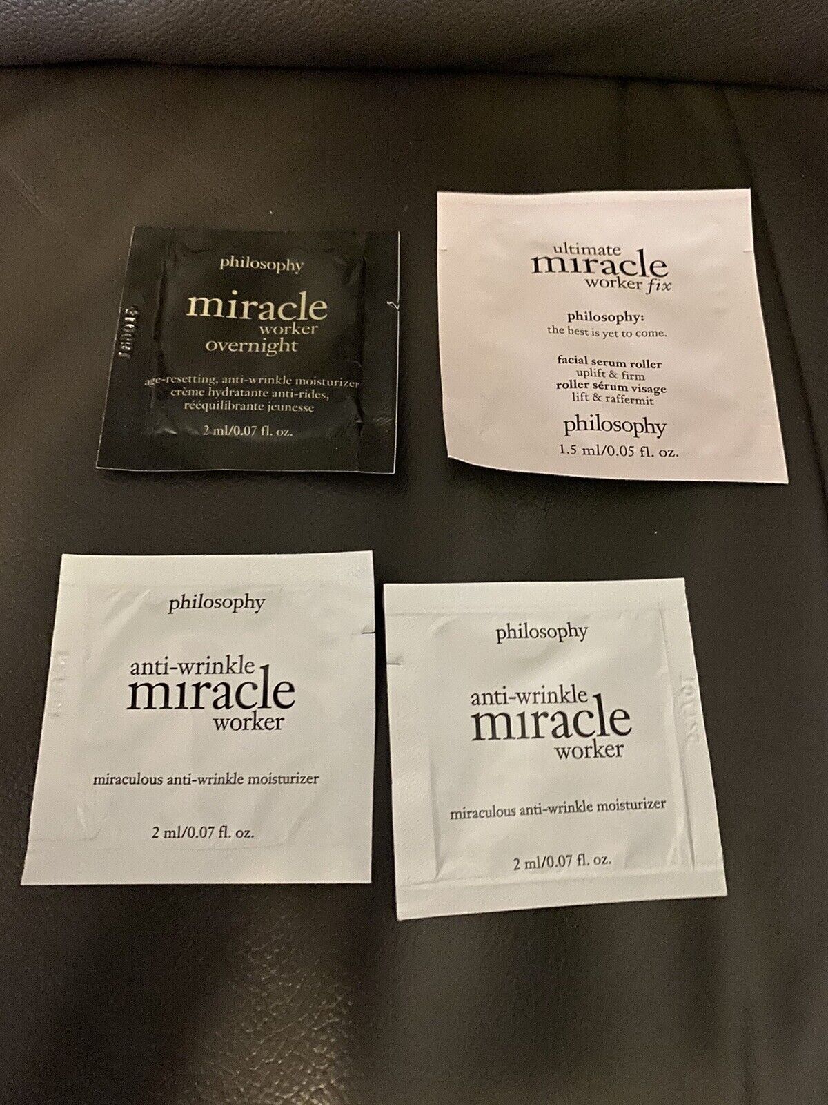 20-Piece Philosophy Skincare product samples cleanser, lotion, cream NEW