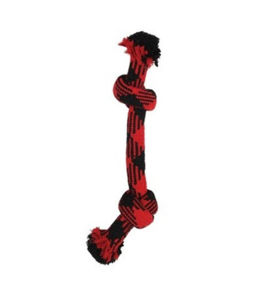 MuttNation Fueled by Miranda Lambert Plaid Rope Dog Toy LARGE NEW W TAG