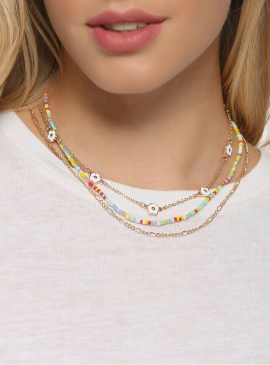 Daisy Layered Choker Set - BoxLunch Exclusive NEW W TAG