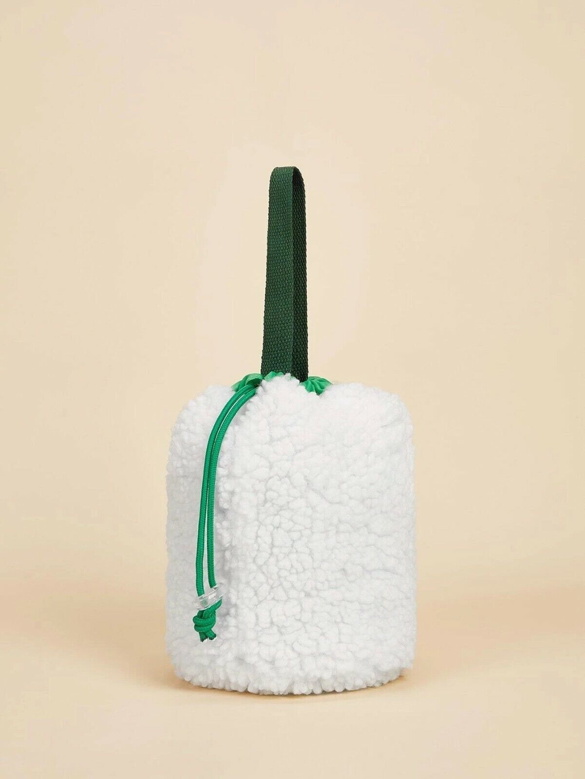 SHEIN Christmas Tree Embroidered Fluffy Gift Bag NEW W TAG
