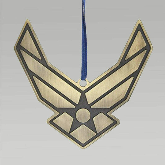 Holiday Ornaments AIR FORCE METAL LOGO ORNAMENT Official Licensed Af9171 NWT