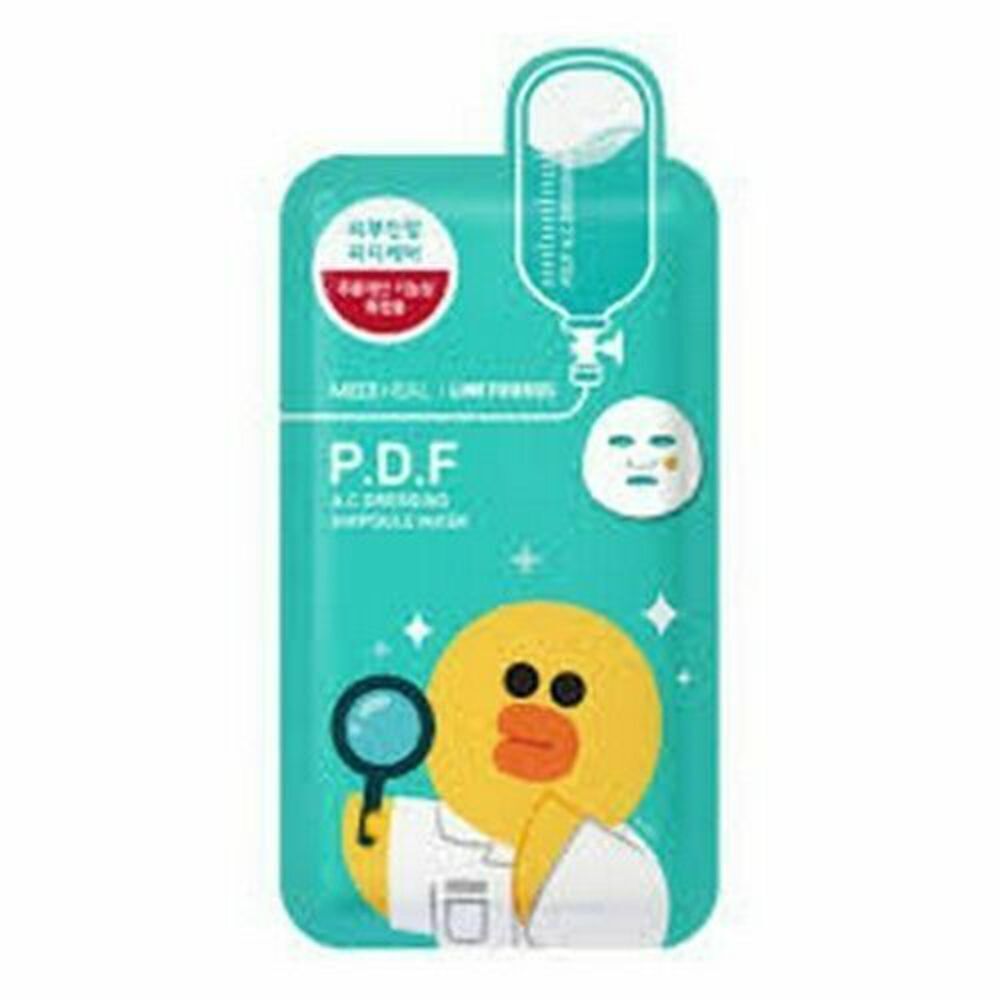 4 X Mediheal Line Friends Ampoule Face Sheet Pack. 4 TYPES **K-Beauty** New