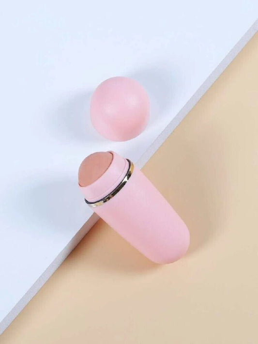 BEAUTY SUPPECIALTIES Anti-Sebum Rolling Stone Mineral Oil-Control (Pink) NIB