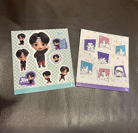 Official BTS Tiny Tan sticker set NEW