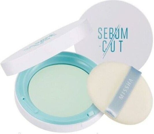[MISSHA] Sebum-Cut Powder Pact (#1 Clear Mint) 11g NEW IN BOX