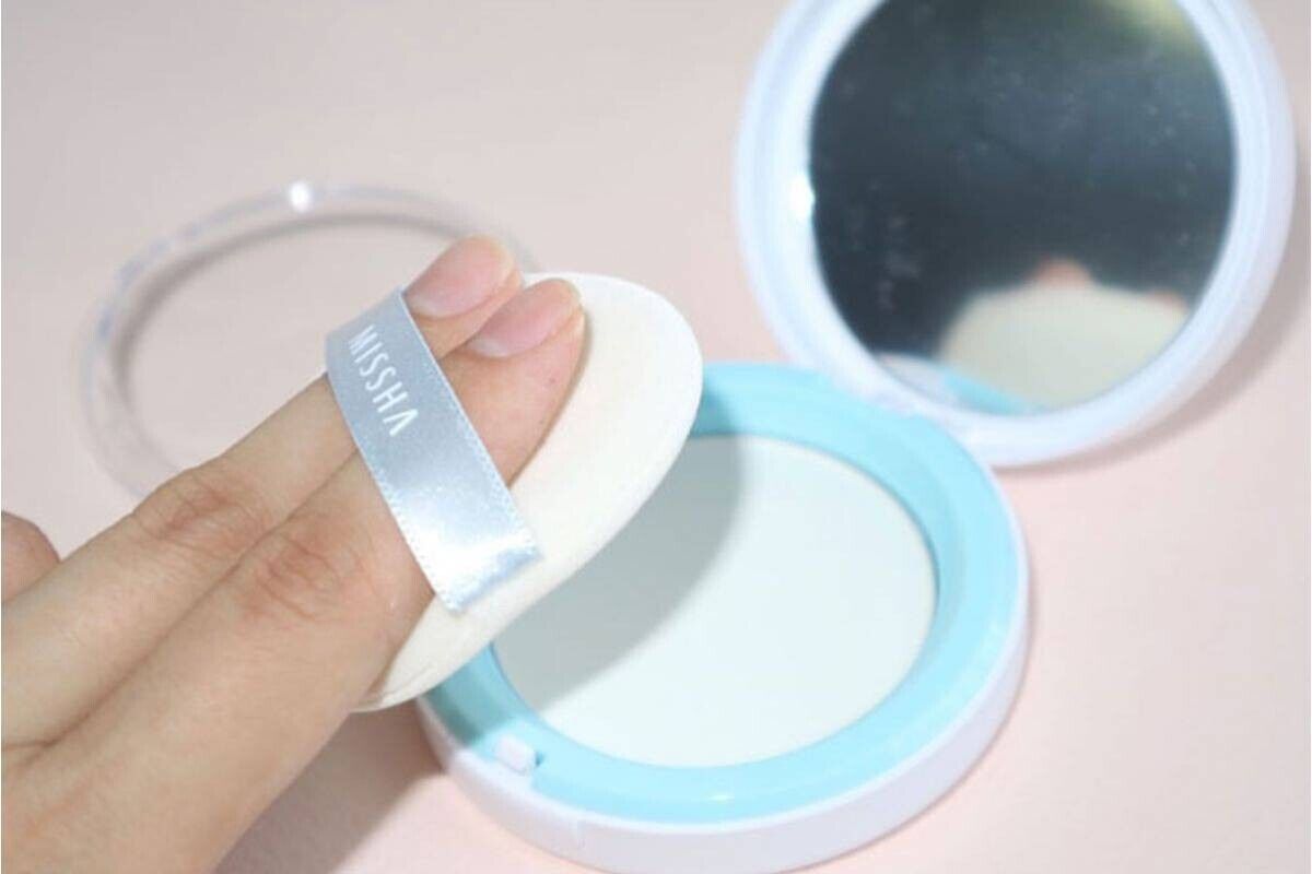 [MISSHA] Sebum-Cut Powder Pact (#1 Clear Mint) 11g NEW IN BOX