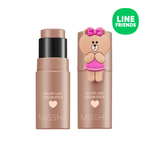 Missha Line Friends Edition Velvet Color Stick in Sepia Filter for Long Lasting