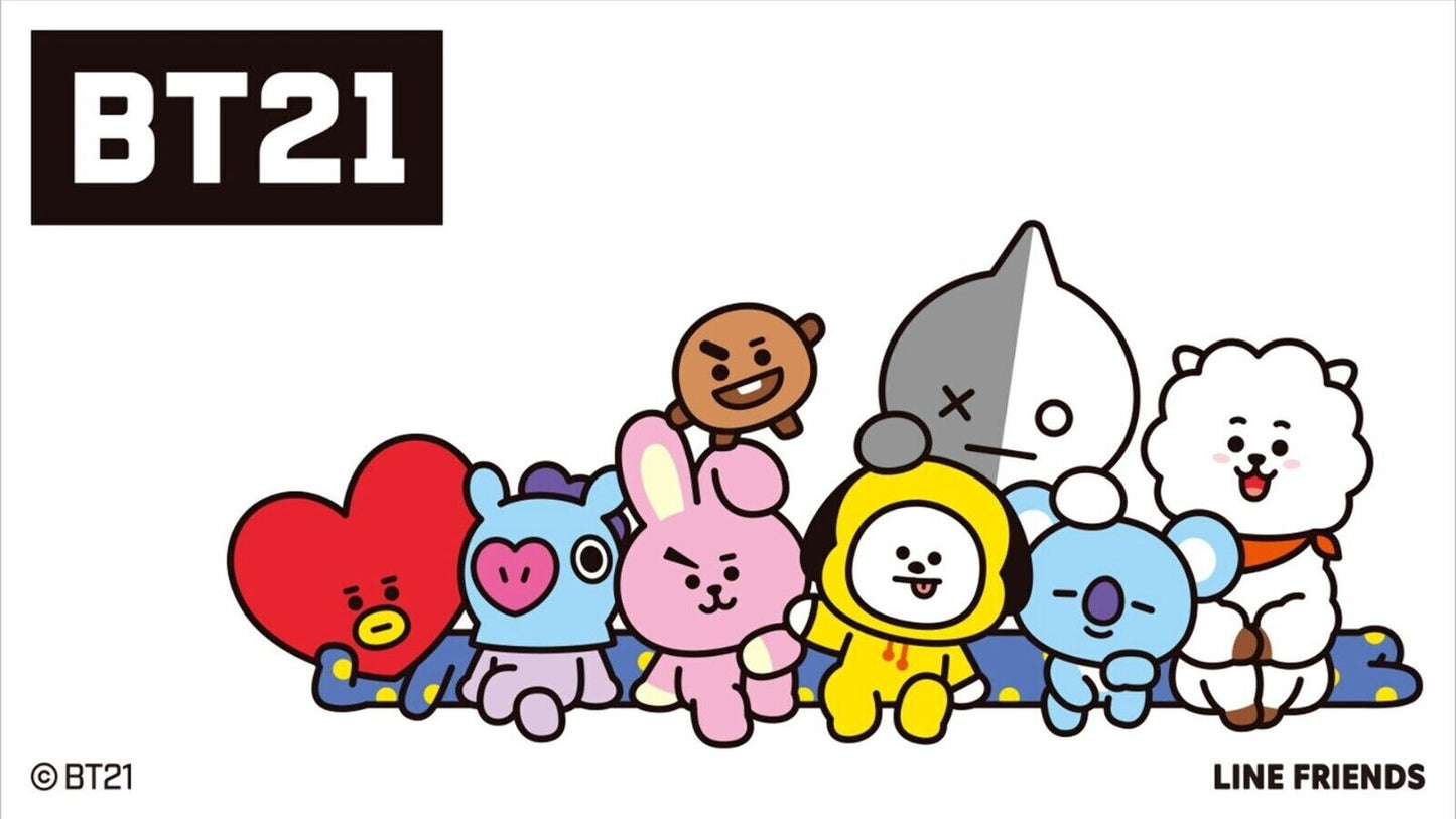 BTS BT21 Splish Splash Shower Curtain NEW W TAG