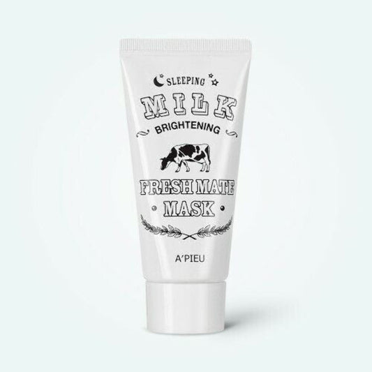 A'PIEU Sleeping face mask night fresh mate milk mask (brightening) NEW