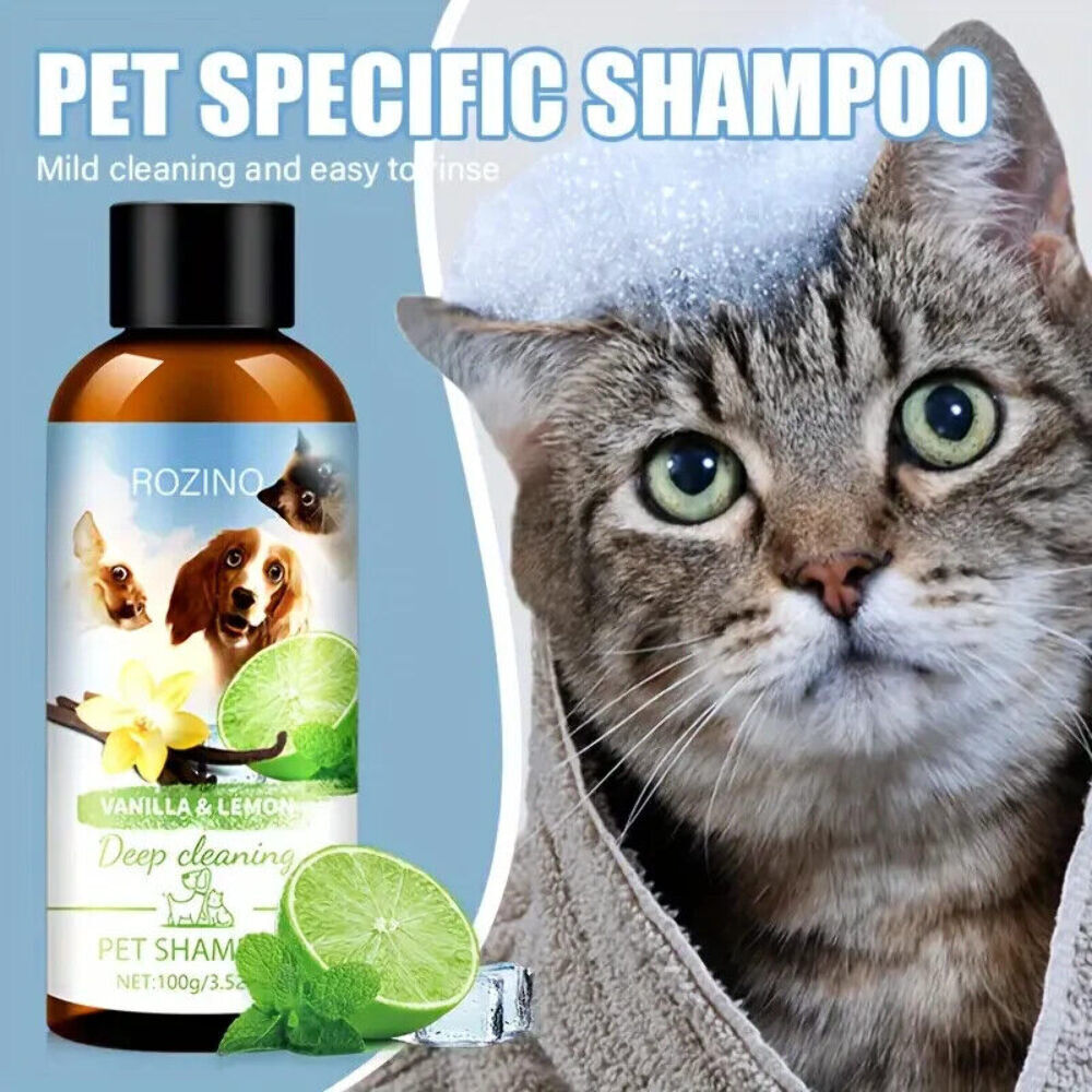 NEW IN BOX Rozino 2-Piece Pet Vanilla Coconut Lemon Shampoo & Conditioner Set