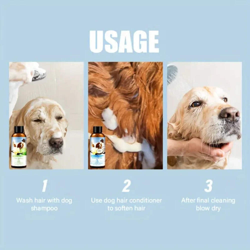 NEW IN BOX Rozino 2-Piece Pet Vanilla Coconut Lemon Shampoo & Conditioner Set